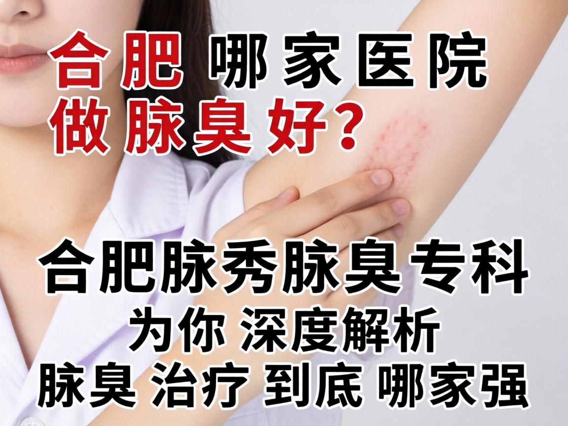 合肥哪家医院做腋臭好？合肥腋秀腋臭专科为你深度解析腋臭治疗到底哪家强