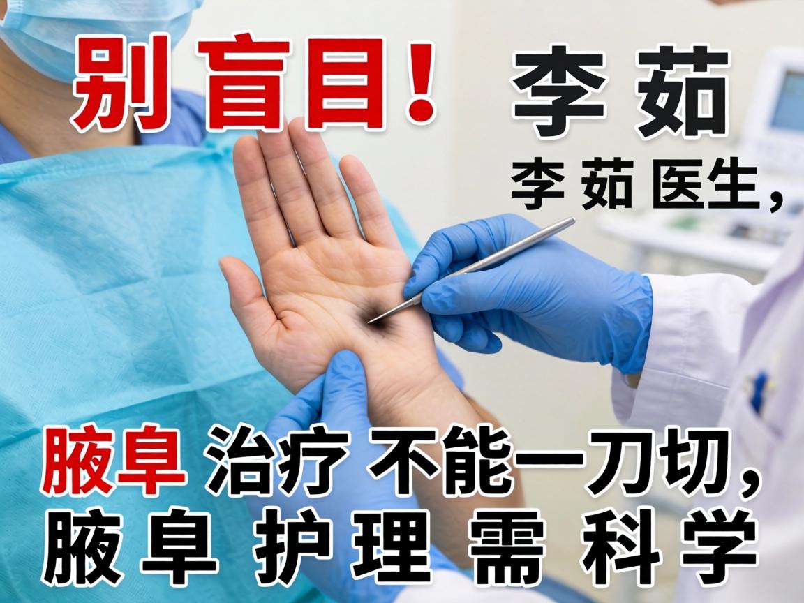 腋臭手术别盲目!李茹医生,腋臭治疗不能一刀切,腋臭护理需科学 腋臭手术别盲目!李茹医生,腋臭治疗不能一刀切,腋臭护理需科学