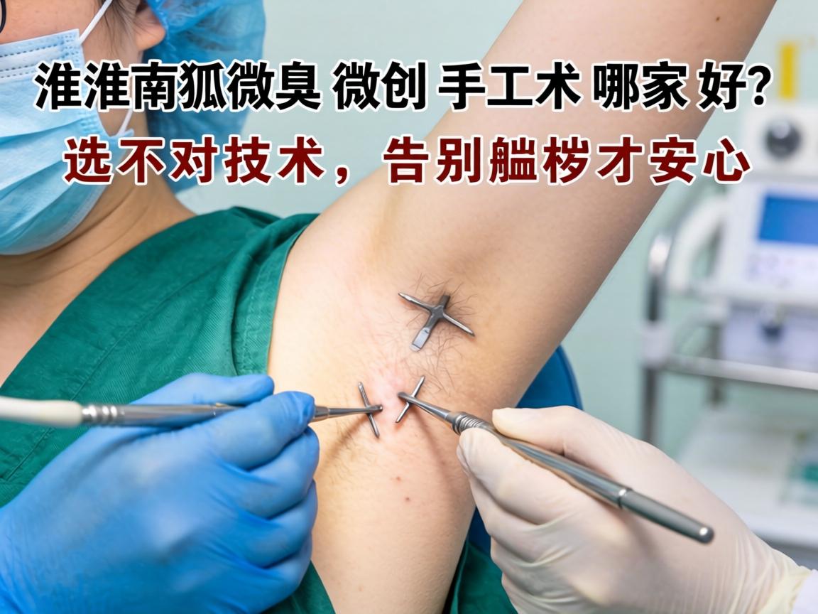 淮南狐臭微创手术哪家好？选对技术，告别尴尬才安心