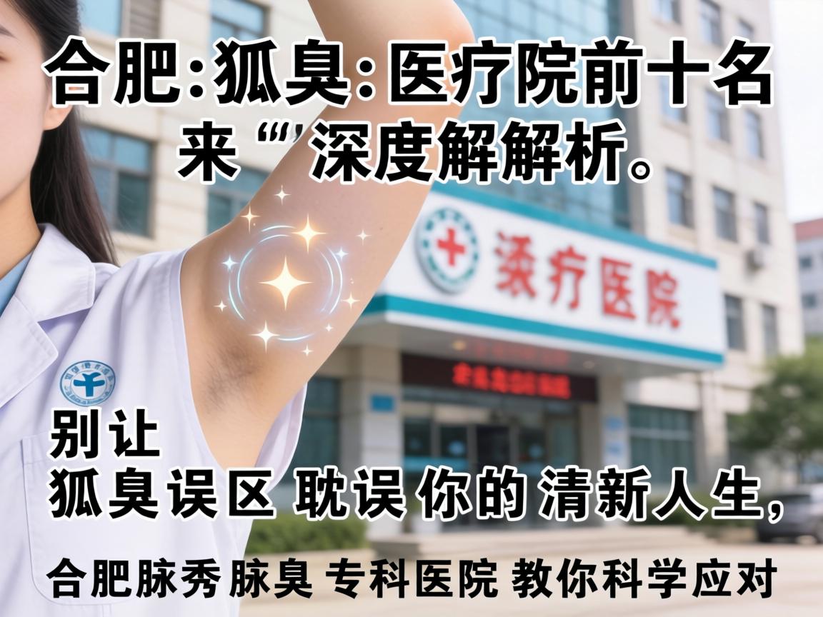 合肥狐臭医院前十名深度解析，别让狐臭误区耽误你的清新人生，合肥腋秀腋臭专科医院教你科学应对