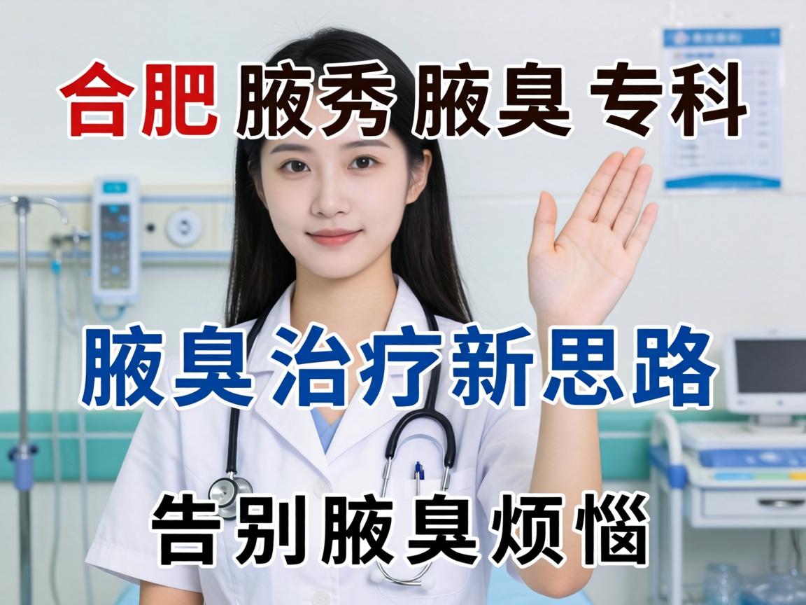 合肥腋秀腋臭专科，腋臭治疗新思路，告别腋臭烦恼