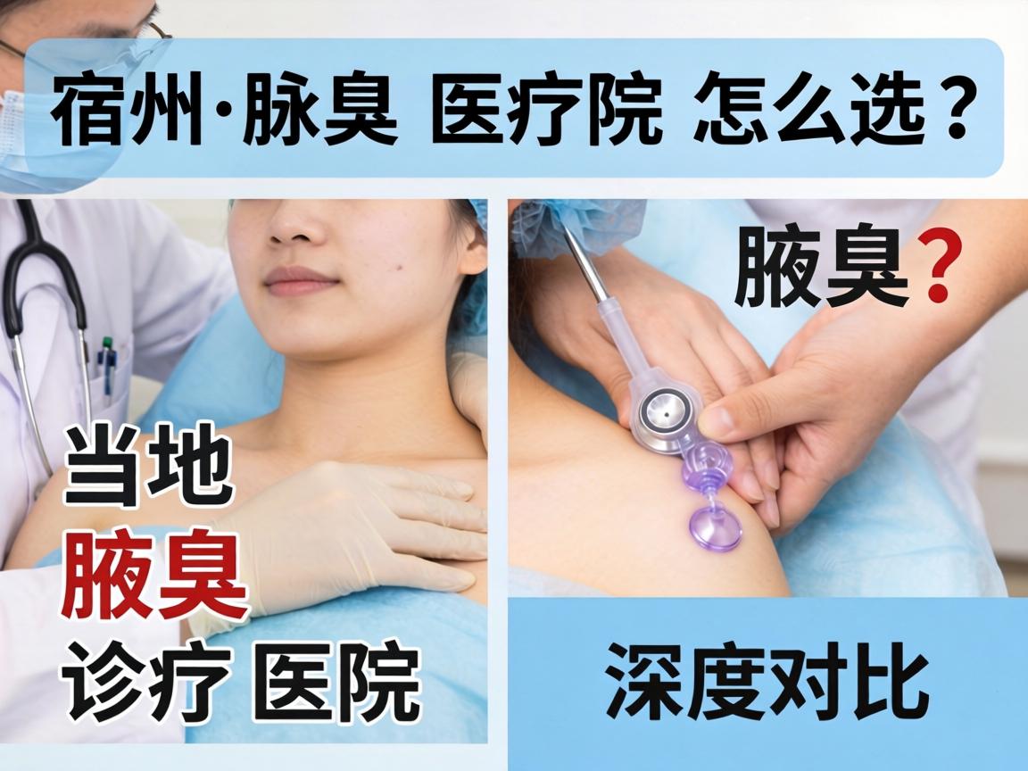 宿州腋臭医院怎么选？宿州当地腋臭诊疗医院深度对比