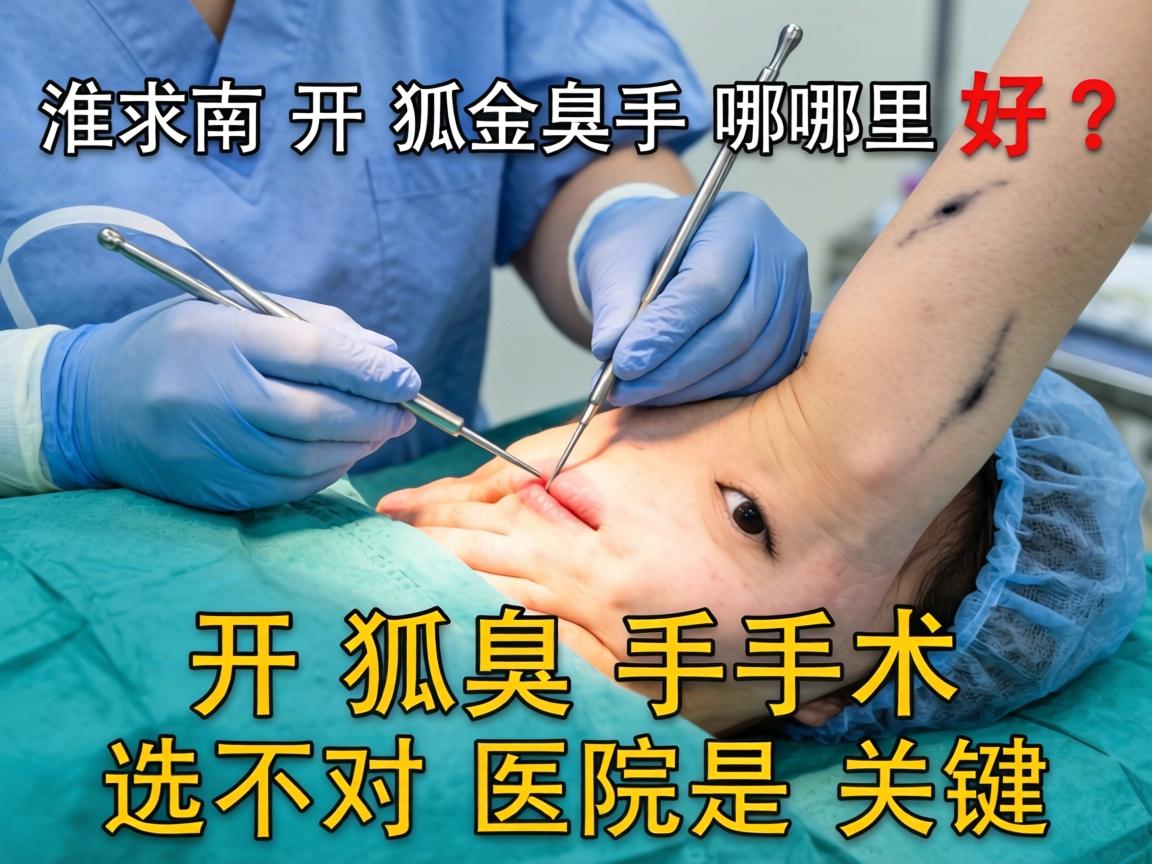 淮南开狐臭手术哪里好?开狐臭手术选对医院是关键 淮南开狐臭手术哪里好?开狐臭手术选对医院是关键