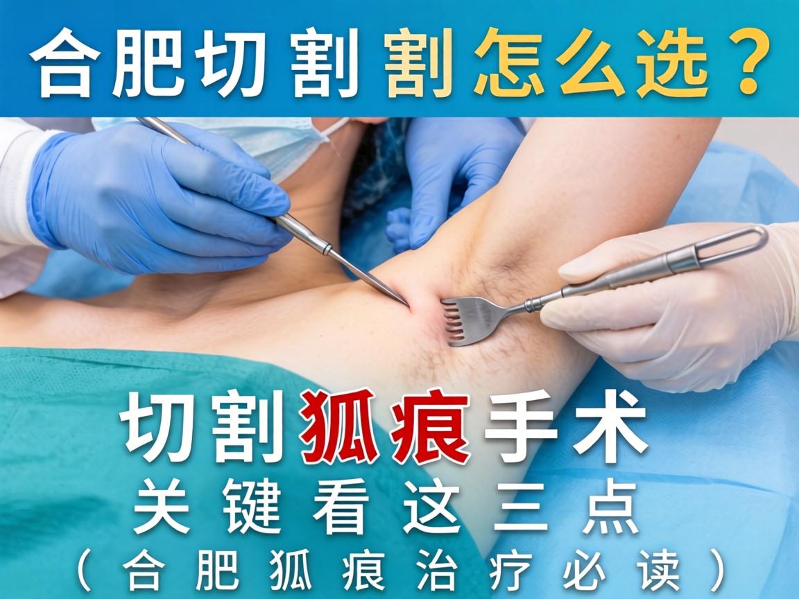 合肥切割狐臭医院怎么选？切割狐臭手术关键看这三点（合肥狐臭治疗必读）