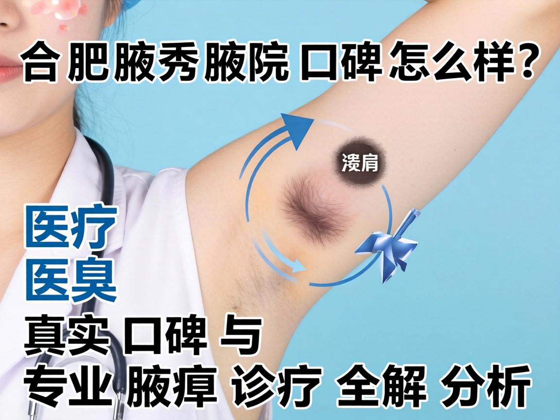 合肥腋秀腋臭医院口碑怎么样？真实口碑与专业腋臭诊疗全解析