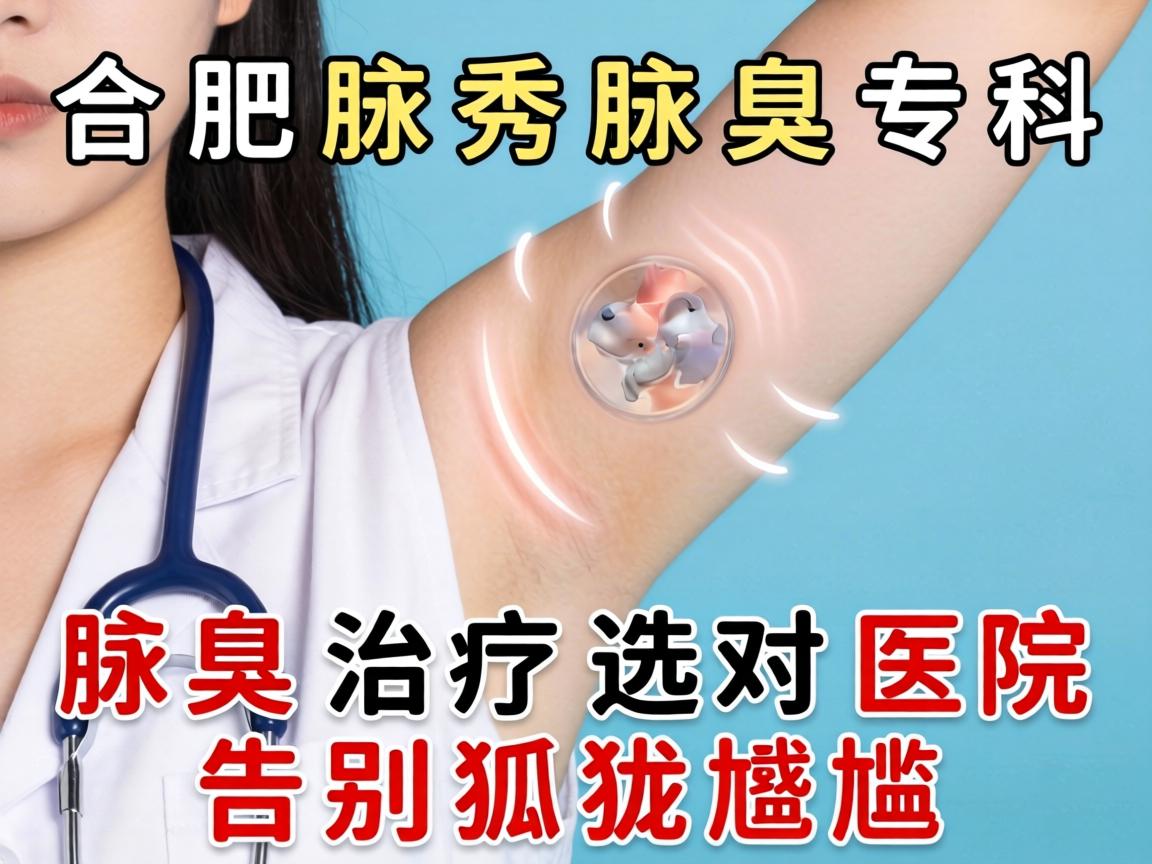 合肥腋秀腋臭专科，腋臭治疗选对医院，告别狐臭尴尬