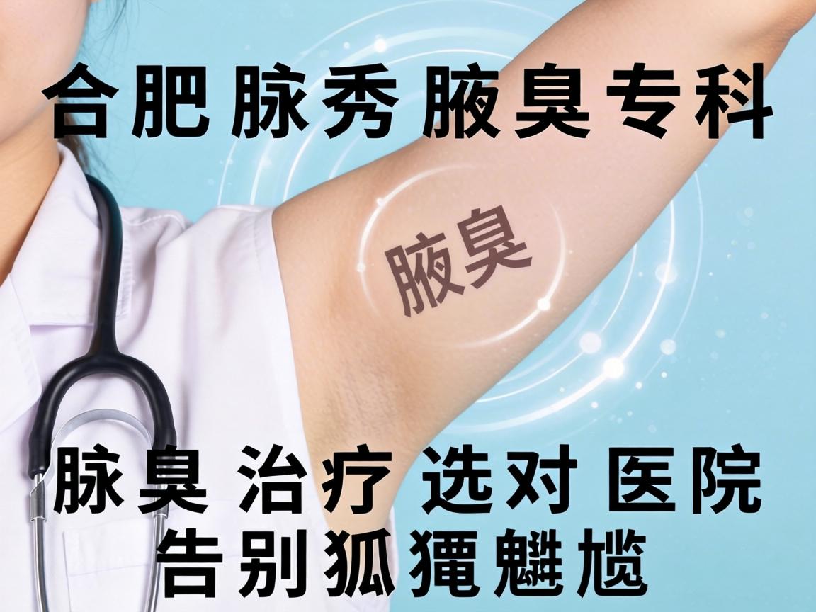 合肥腋秀腋臭专科，腋臭治疗选对医院，告别狐臭尴尬