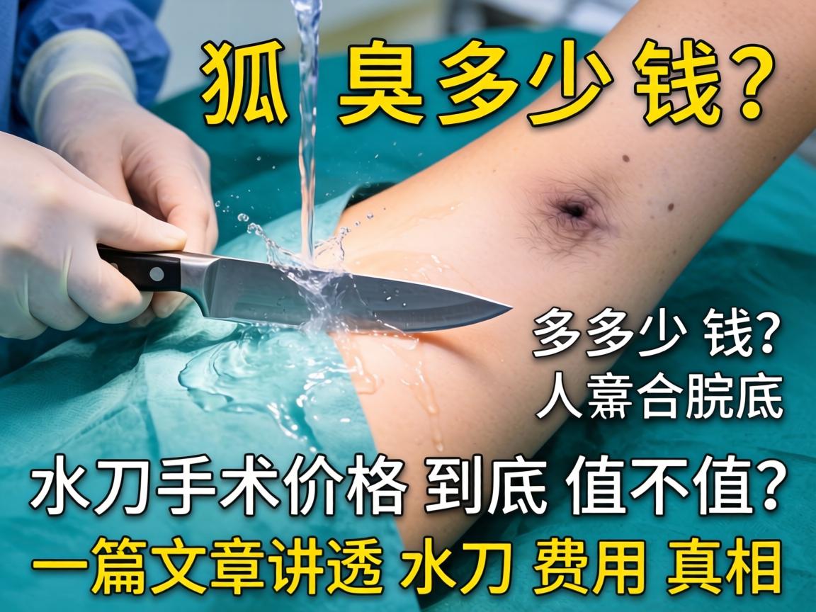 狐臭水刀手术多少钱？水刀手术价格到底值不值？一篇文章讲透水刀费用真相