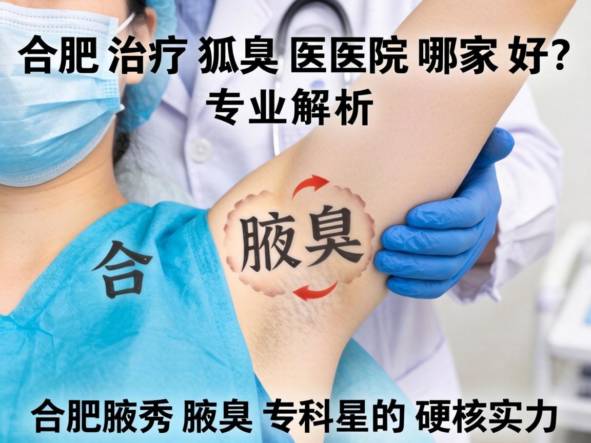 合肥治疗狐臭医院哪家好？专业解析合肥腋秀腋臭专科的硬核实力