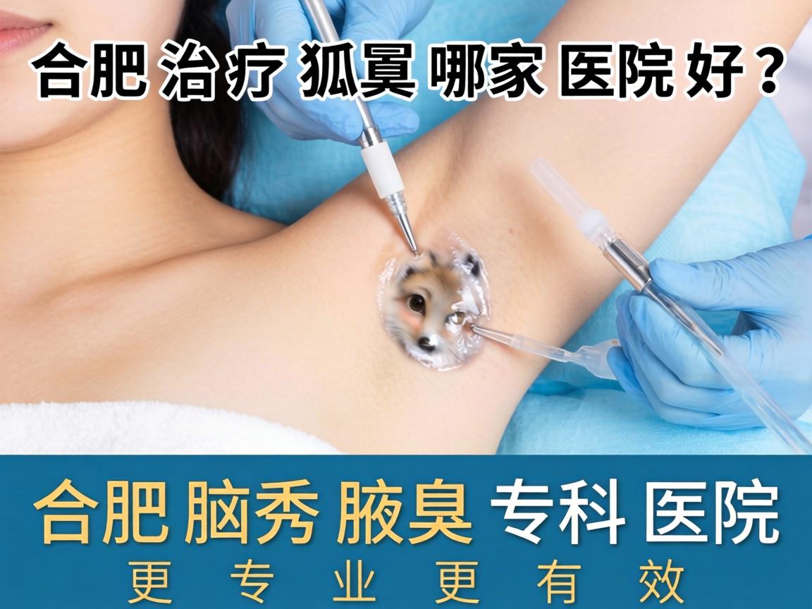 合肥治疗狐臭哪家医院好？合肥腋秀腋臭专科医院更专业更有效