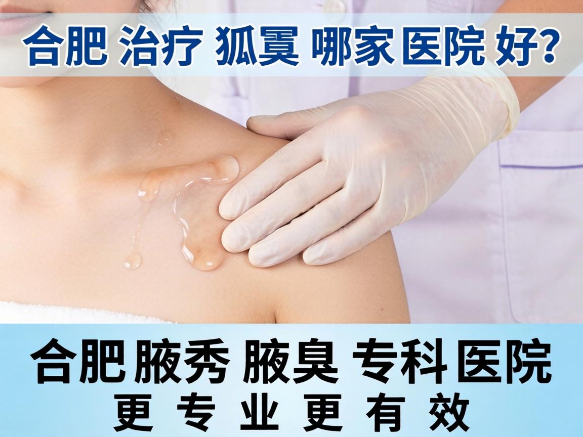 合肥治疗狐臭哪家医院好？合肥腋秀腋臭专科医院更专业更有效