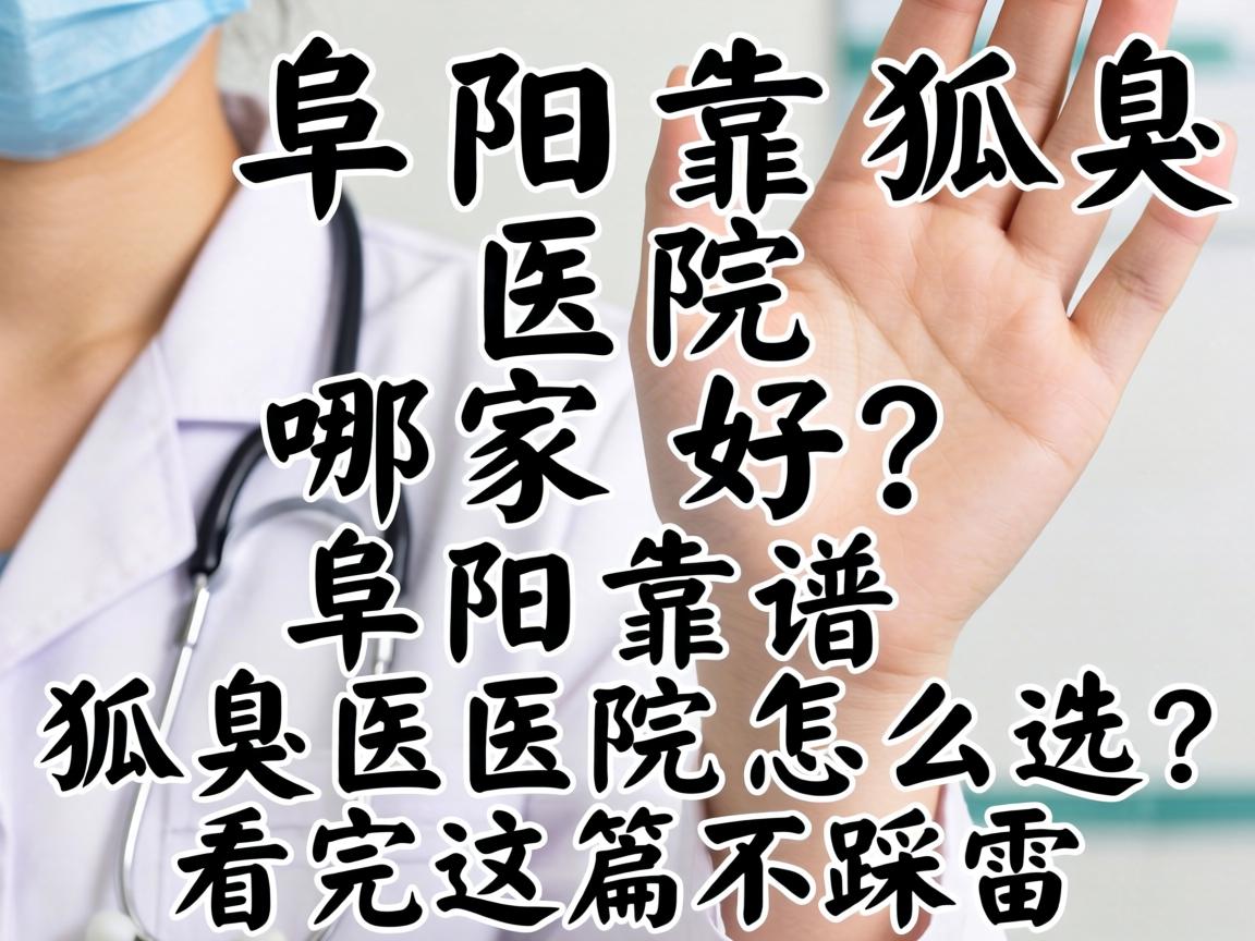 阜阳狐臭医院哪家好？阜阳靠谱狐臭医院怎么选？看完这篇不踩雷