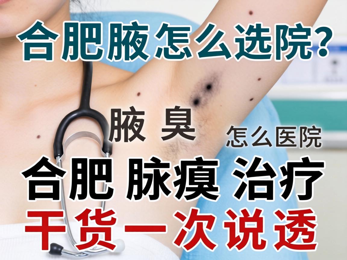 合肥腋臭医院怎么选？合肥腋臭治疗干货一次说透
