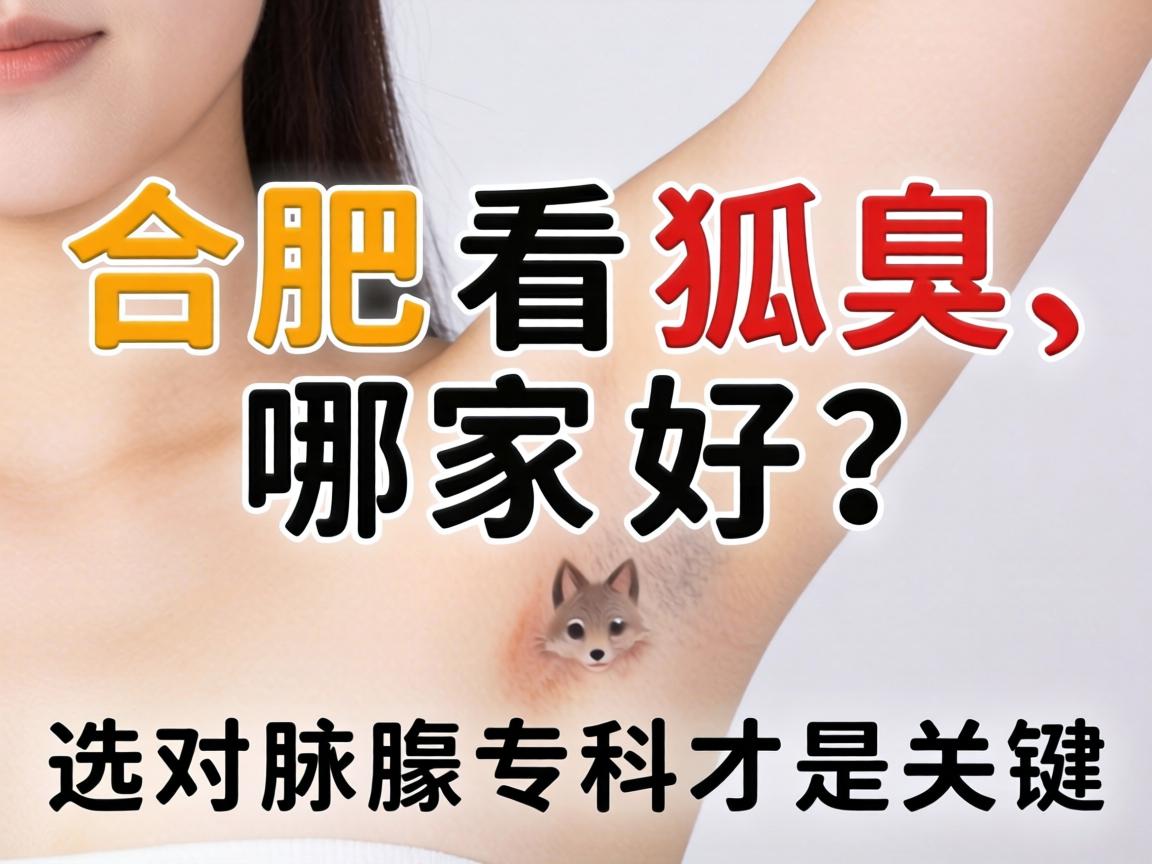 合肥看狐臭，哪家好？选对腋臭专科才是关键