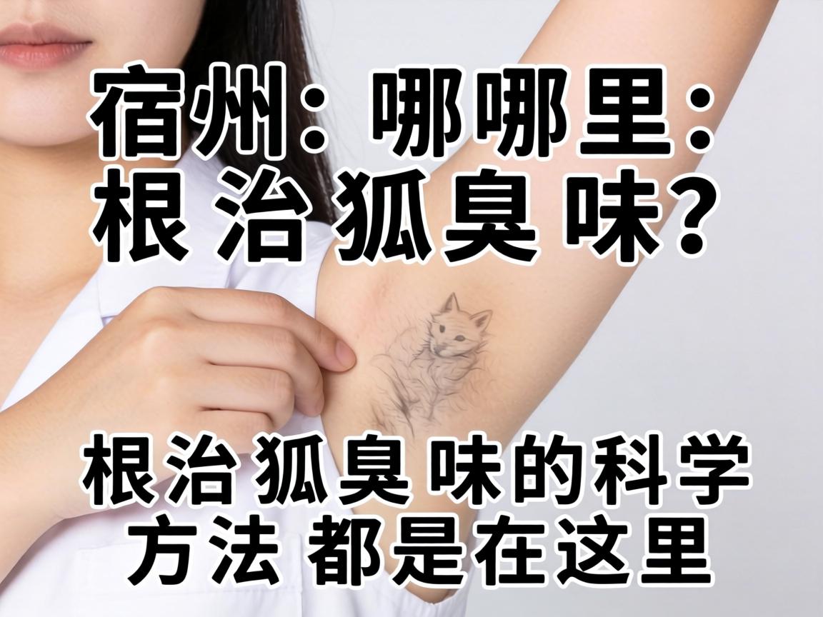 宿州哪里根治狐臭味？根治狐臭味的科学方法都在这里