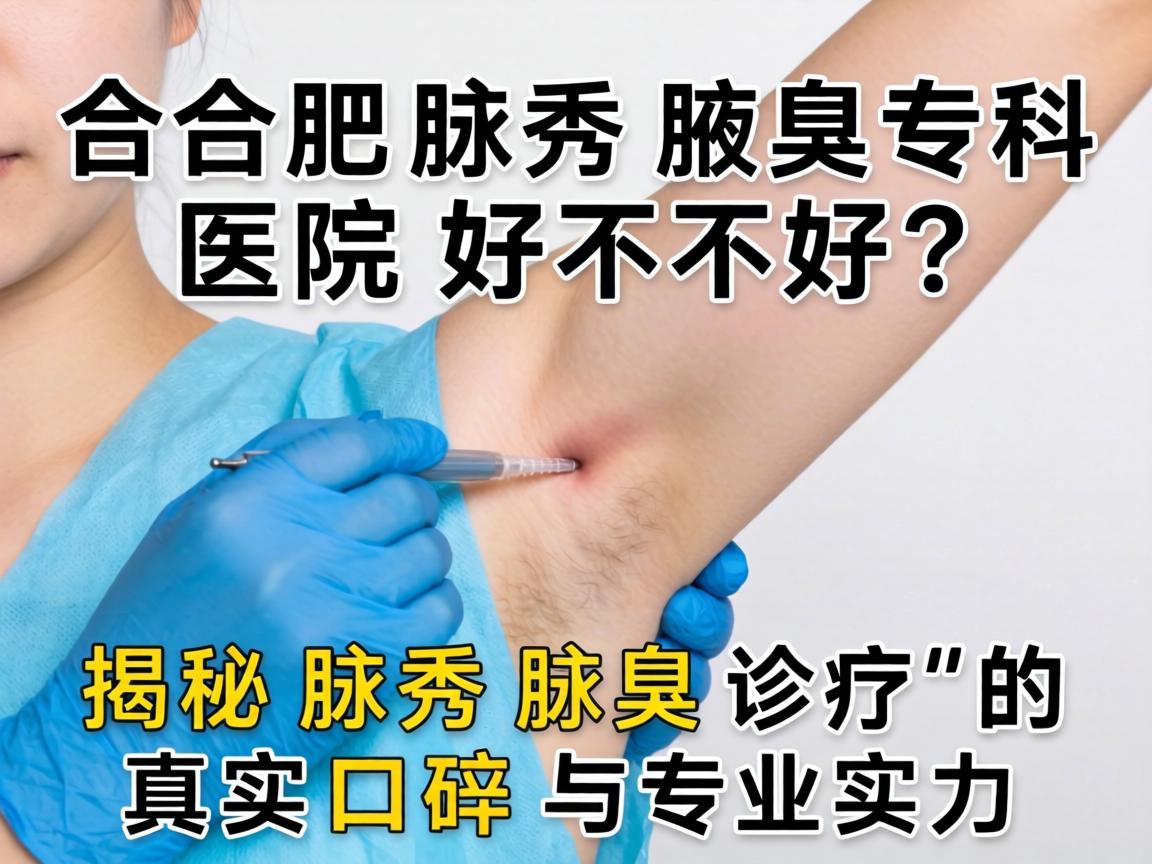 合肥腋秀腋臭专科医院好不好？揭秘腋秀腋臭诊疗的真实口碑与专业实力
