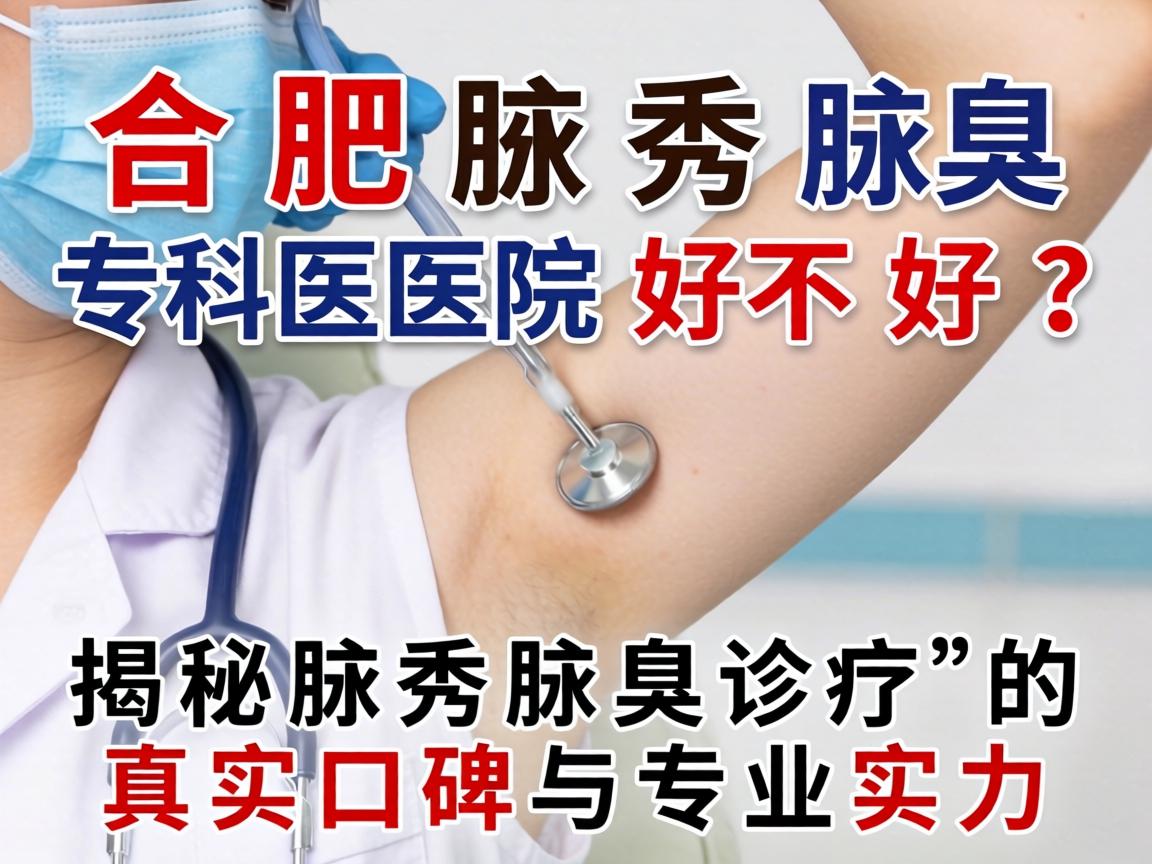 合肥腋秀腋臭专科医院好不好？揭秘腋秀腋臭诊疗的真实口碑与专业实力