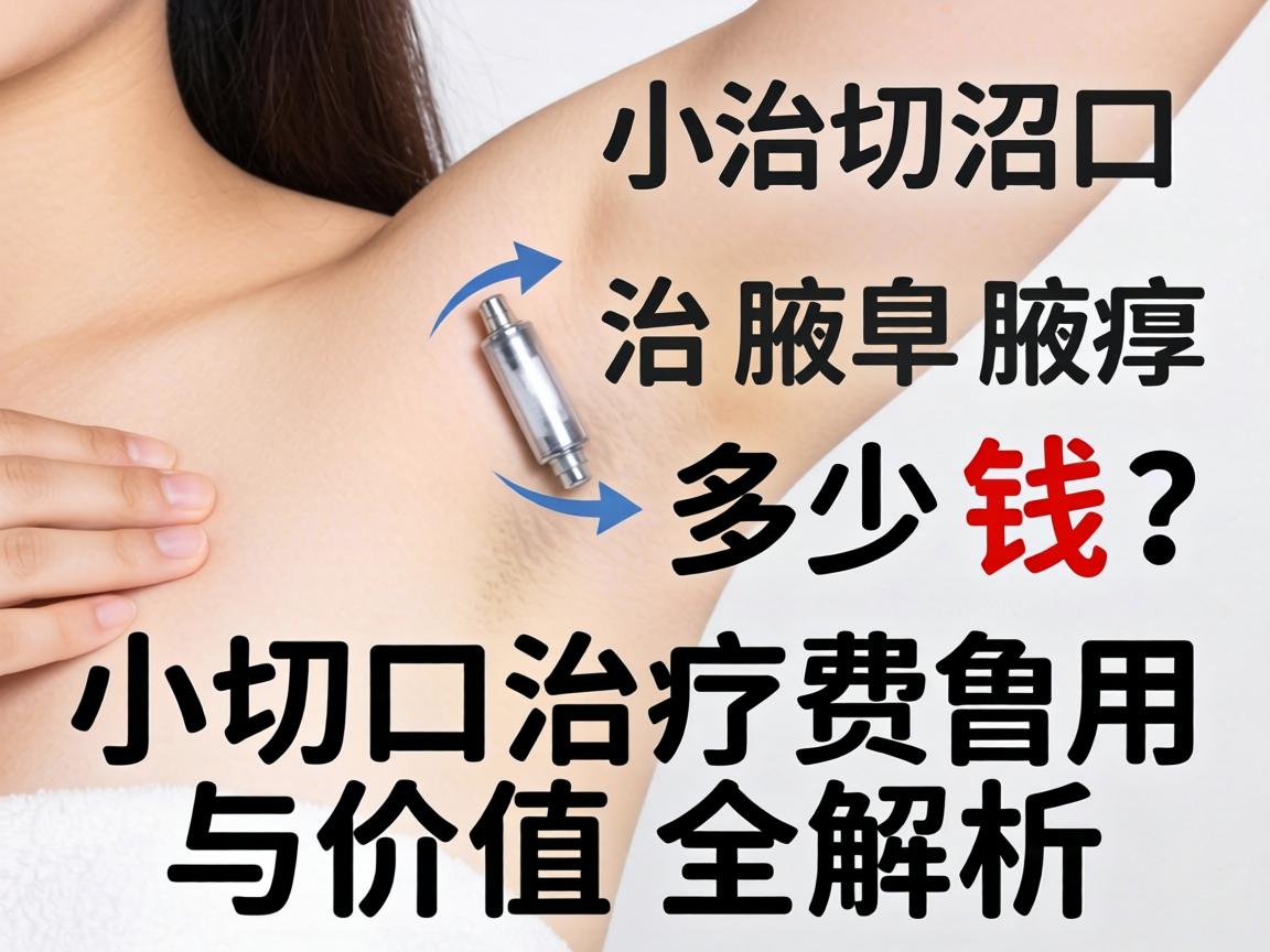 小切口治疗腋臭多少钱？小切口治疗费用与价值全解析