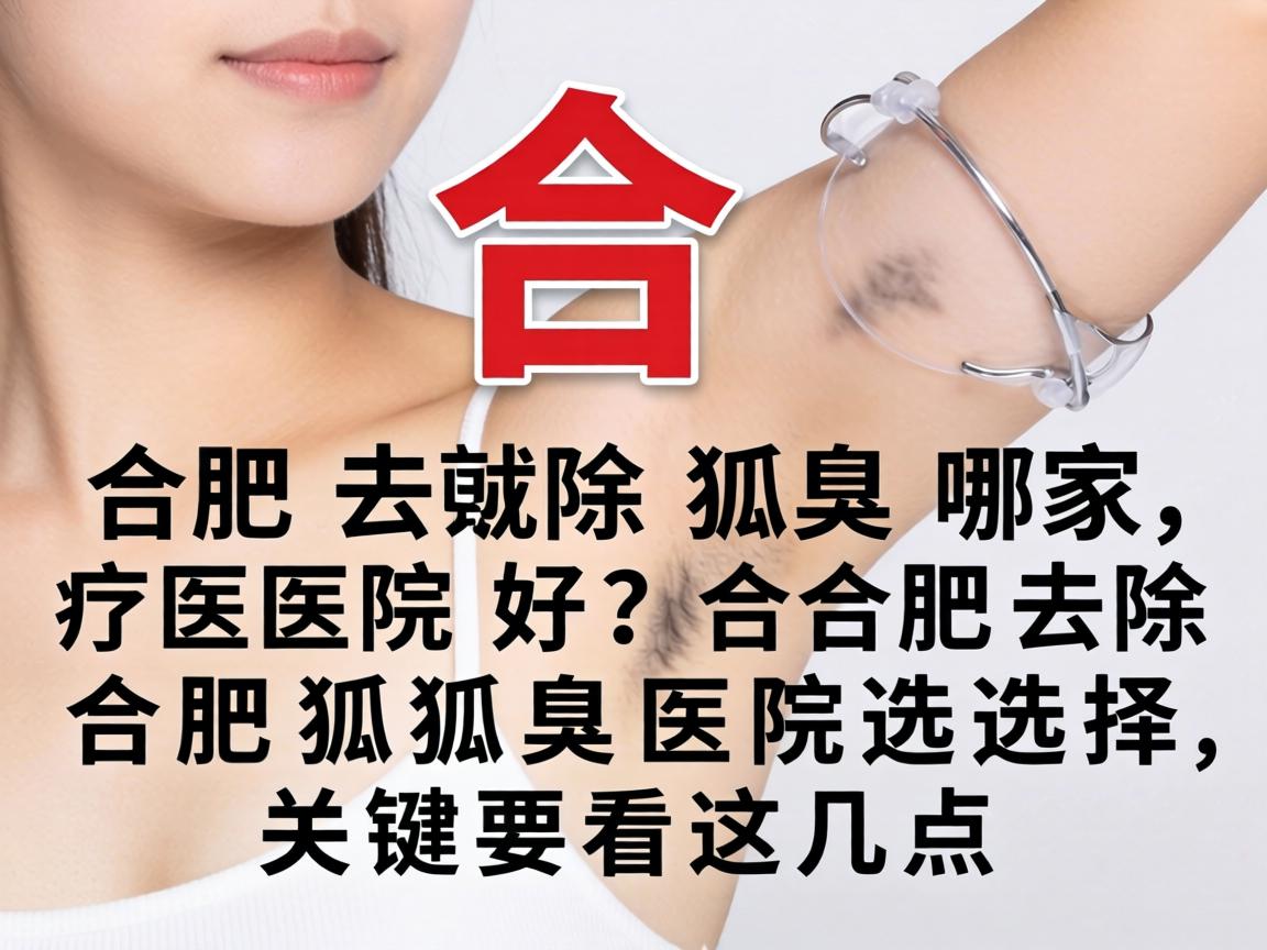 合肥去除狐臭哪家医院好？合肥去除狐臭医院选择，关键要看这几点
