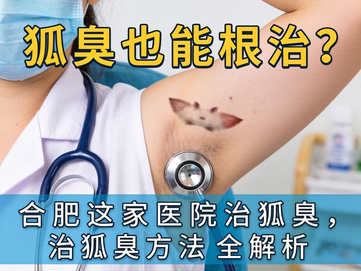 狐臭也能根治？合肥这家医院治狐臭，治狐臭方法全解析