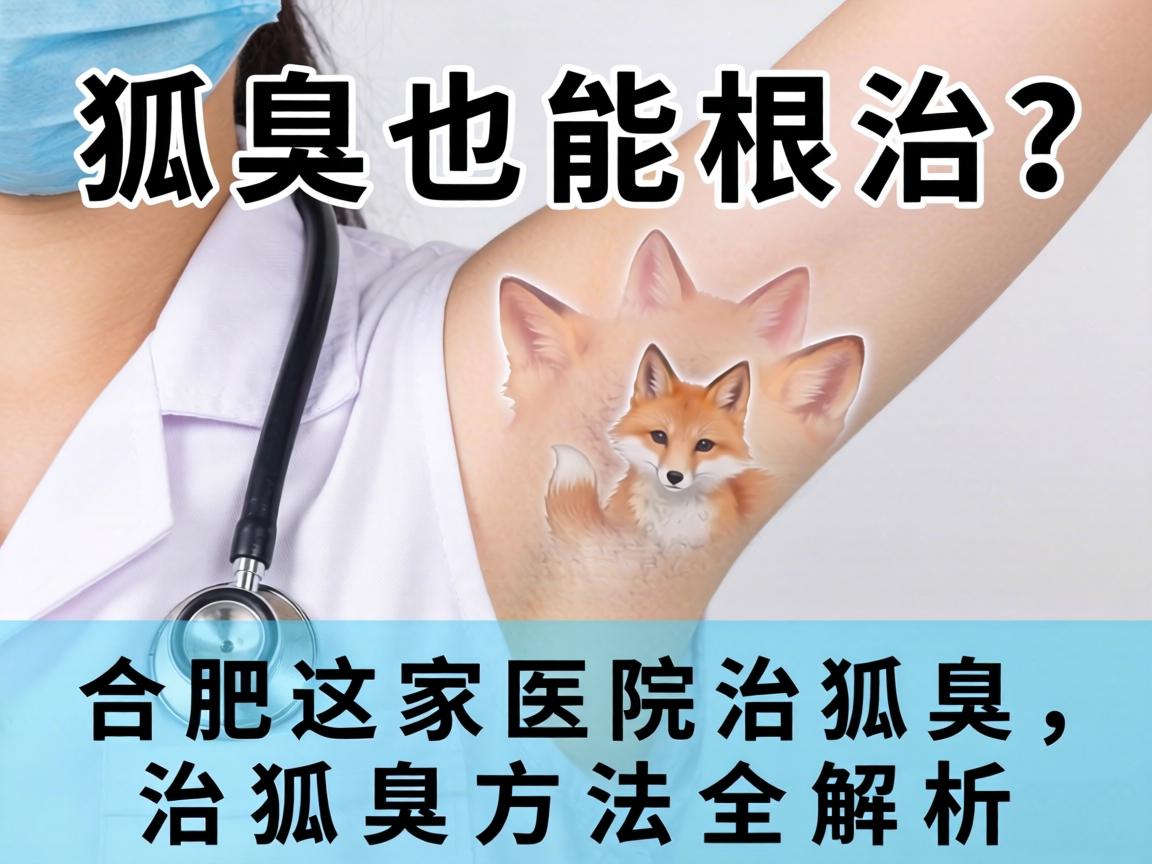 狐臭也能根治？合肥这家医院治狐臭，治狐臭方法全解析