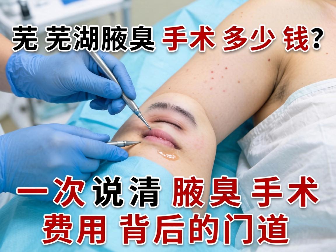 芜湖腋臭手术多少钱？一次说清腋臭手术费用背后的门道