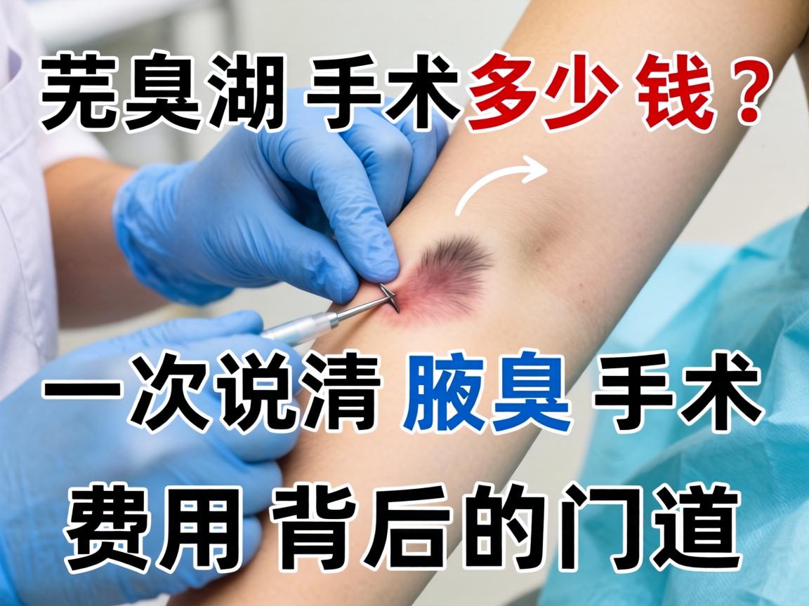 芜湖腋臭手术多少钱？一次说清腋臭手术费用背后的门道