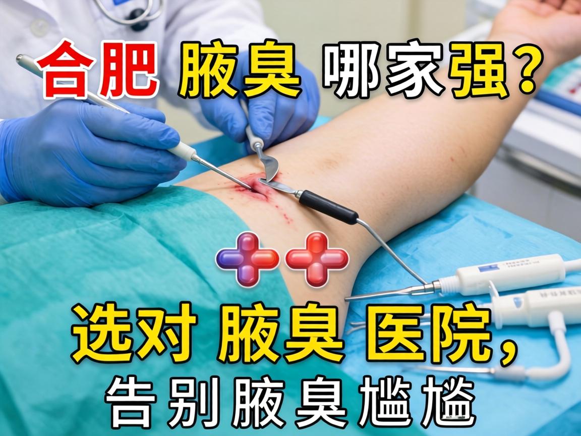 合肥腋臭手术哪家强？选对腋臭医院，告别腋臭尴尬
