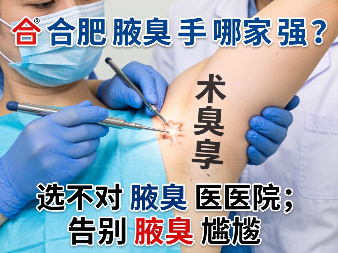 合肥腋臭手术哪家强？选对腋臭医院，告别腋臭尴尬