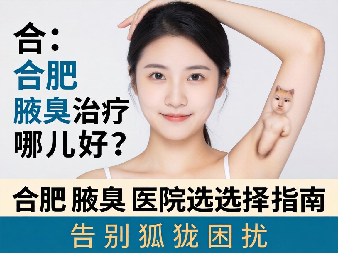 合肥腋臭治疗哪儿好？合肥腋臭医院选择指南，告别狐臭困扰