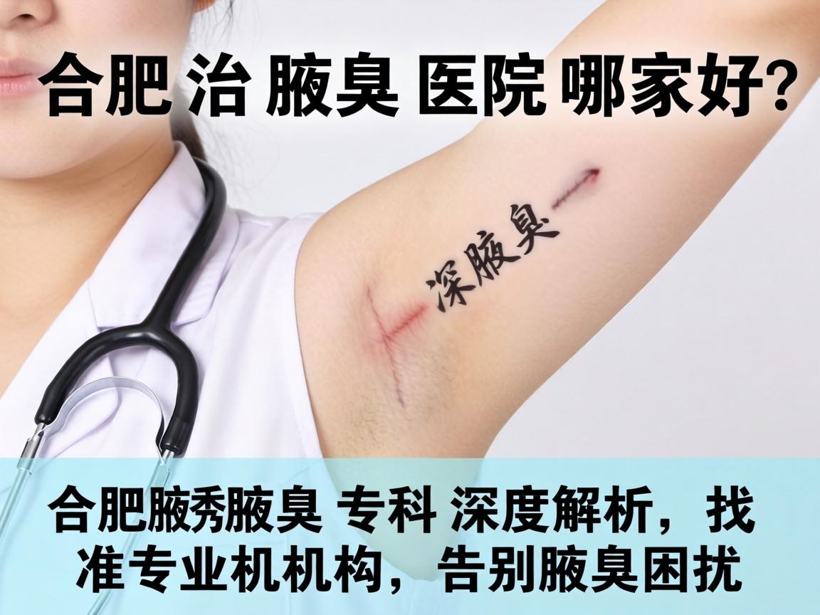 合肥治腋臭医院哪家好？合肥腋秀腋臭专科深度解析，找准专业机构，告别腋臭困扰