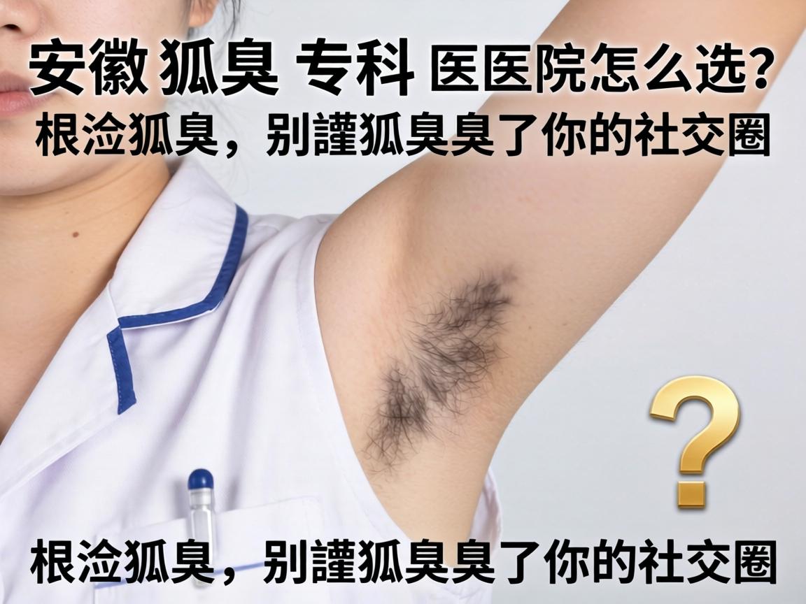安徽狐臭专科医院怎么选？根治狐臭，别让狐臭臭了你的社交圈