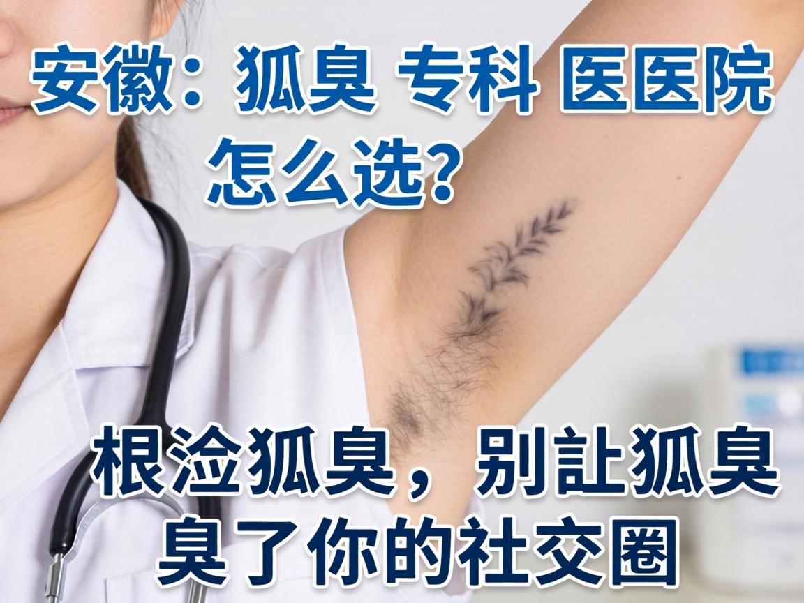 安徽狐臭专科医院怎么选？根治狐臭，别让狐臭臭了你的社交圈