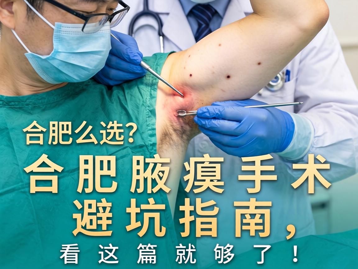 合肥腋臭手术医院怎么选？合肥腋臭手术避坑指南，看这篇就够了！