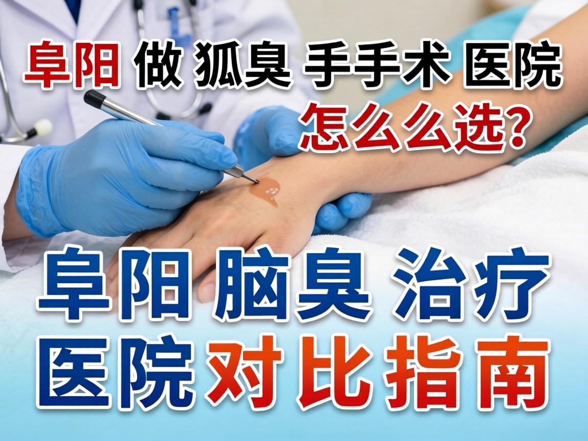 阜阳做狐臭手术医院怎么选?阜阳腋臭治疗医院对比指南 阜阳做狐臭手术医院怎么选?阜阳腋臭治疗医院对比指南