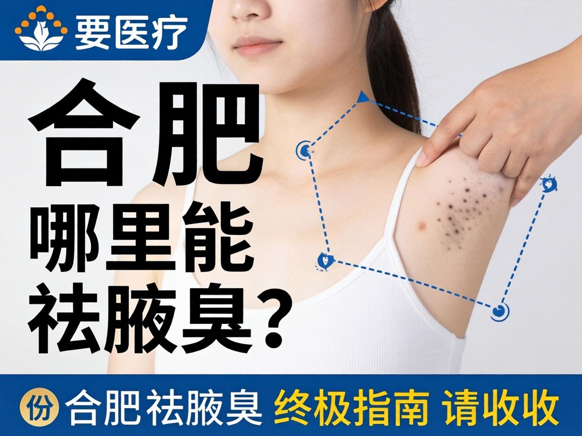 合肥哪里能祛腋臭?这份合肥祛腋臭终极指南请收好 合肥哪里能祛腋臭?这份合肥祛腋臭终极指南请收好