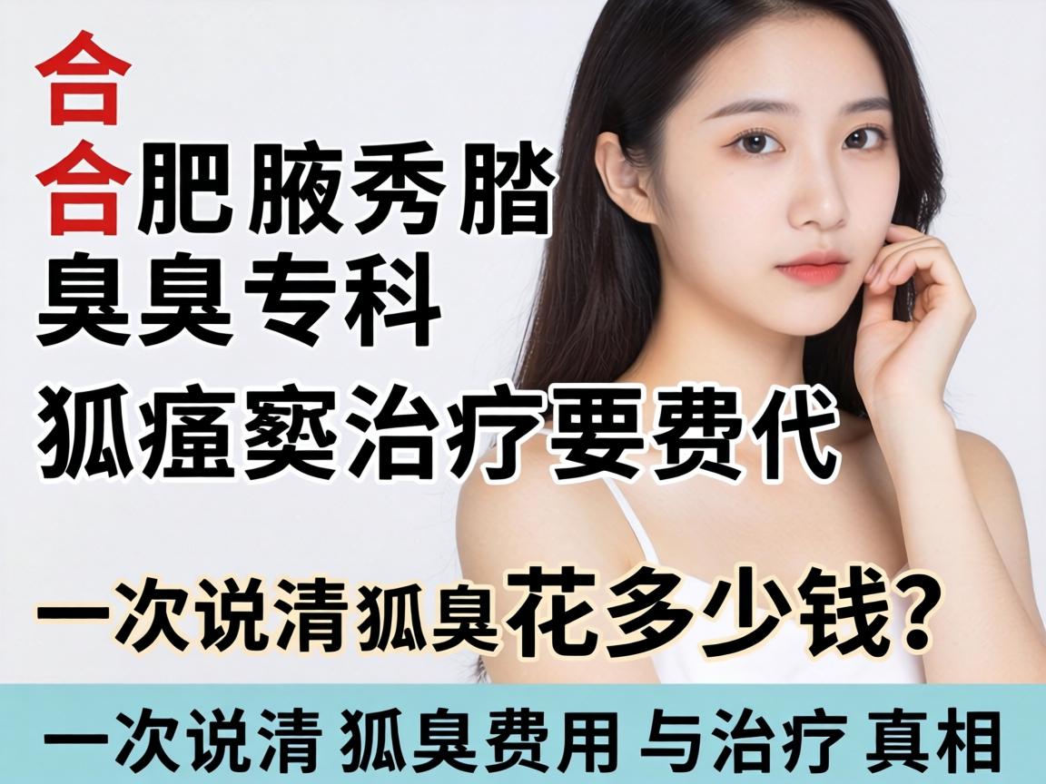 合肥腋秀腋臭专科，狐臭治疗要花多少钱？一次说清狐臭费用与治疗真相