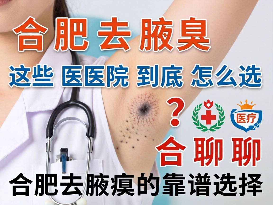 合肥去腋臭，这些医院到底怎么选？聊聊合肥去腋臭的靠谱选择
