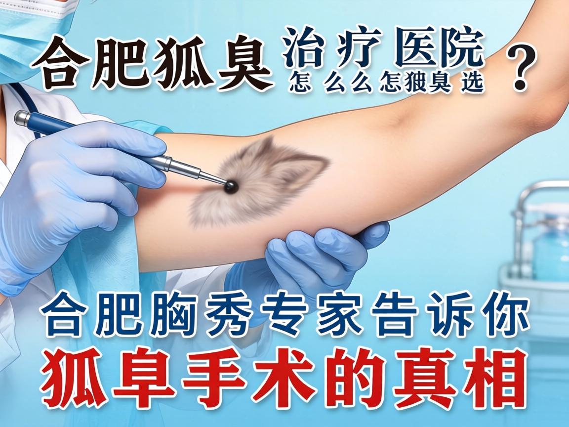 合肥狐臭治疗医院怎么选？合肥腋秀专家告诉你狐臭手术的真相