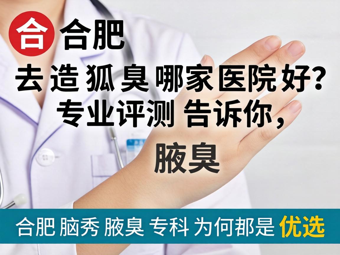 合肥去狐臭哪家医院好？专业评测告诉你，合肥腋秀腋臭专科为何是优选