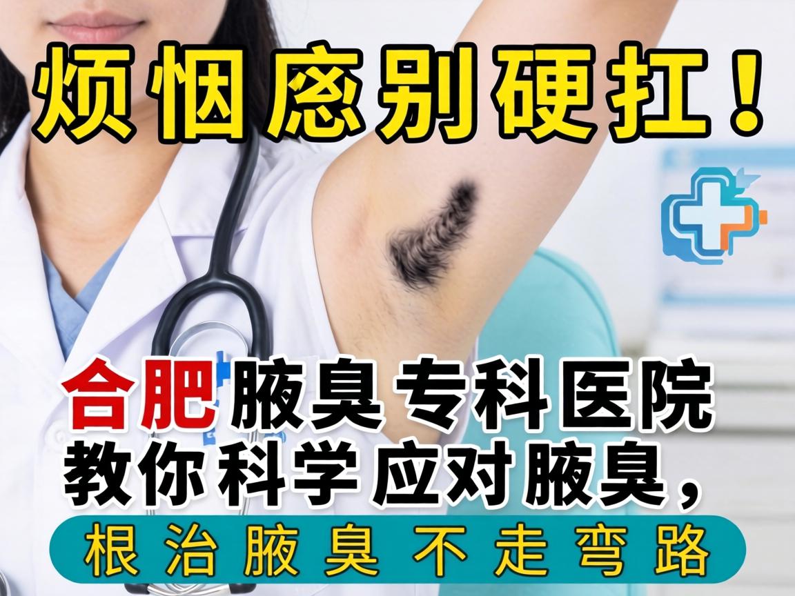 腋臭烦恼别硬扛！合肥腋臭专科医院教你科学应对腋臭，根治腋臭不走弯路