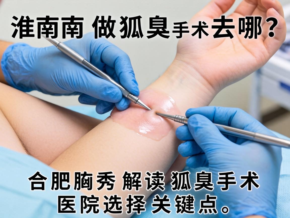 淮南做狐臭手术去哪？合肥腋秀解读狐臭手术医院选择关键点