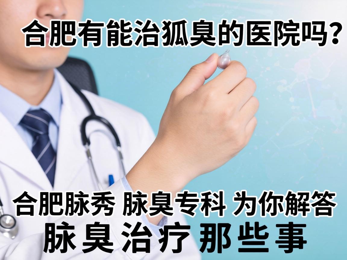 合肥有能治狐臭的医院吗？合肥腋秀腋臭专科为你解答腋臭治疗那些事