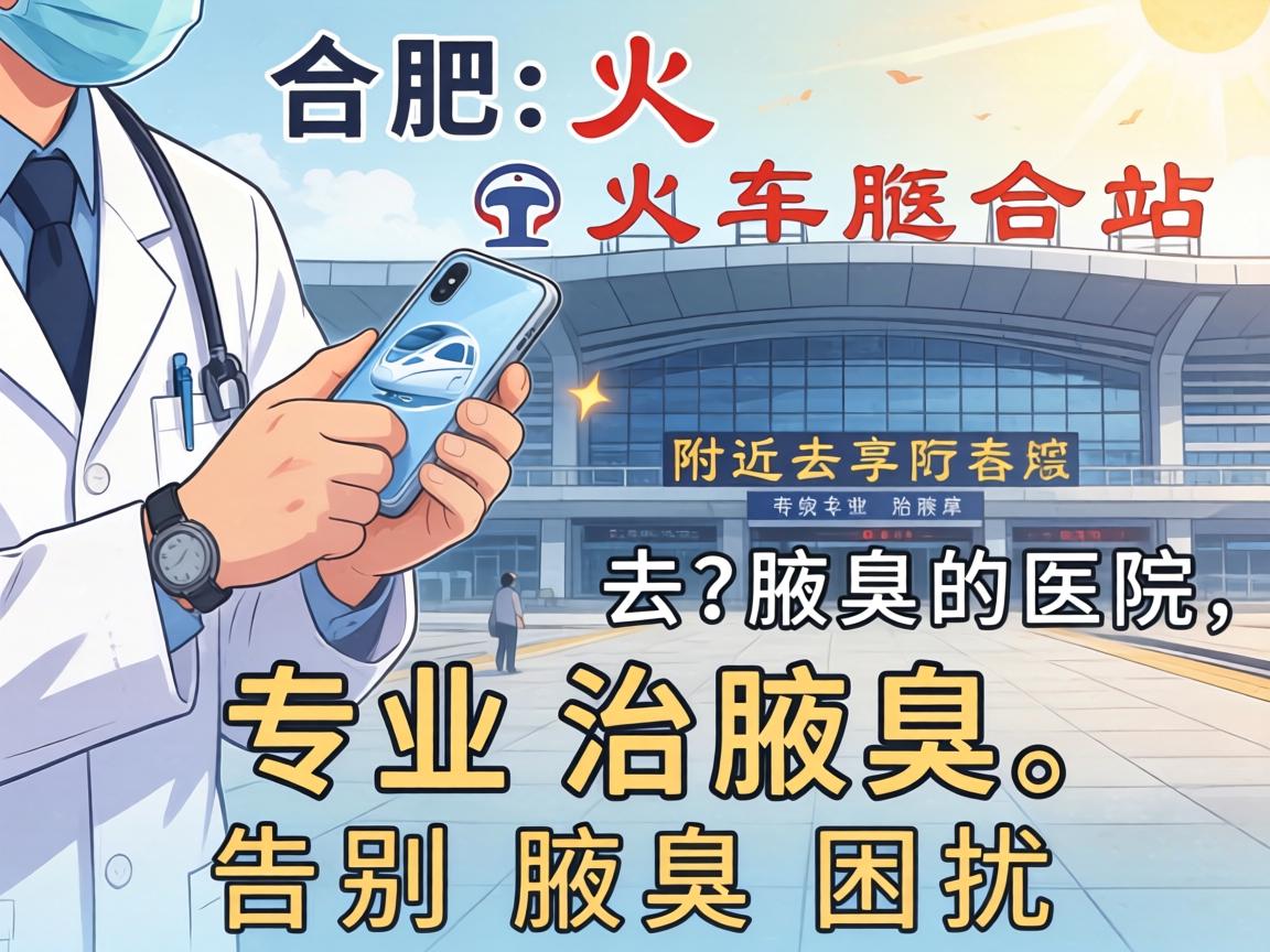 合肥火车站附近去腋臭的医院，专业治腋臭，告别腋臭困扰
