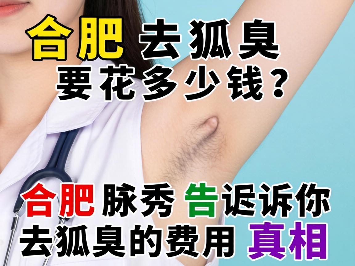 合肥去狐臭要花多少钱？合肥腋秀告诉你去狐臭的费用真相