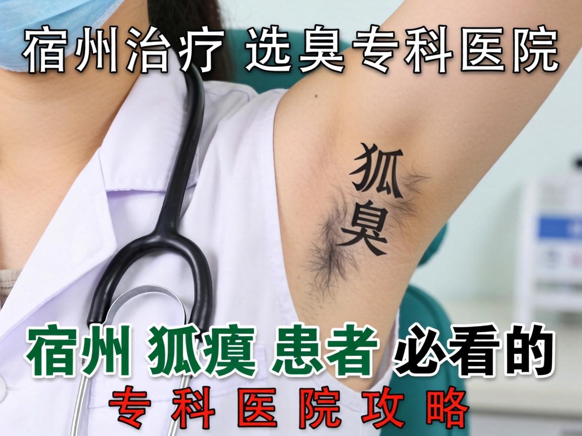 宿州治疗狐臭选专科医院，宿州狐臭患者必看的专科医院攻略