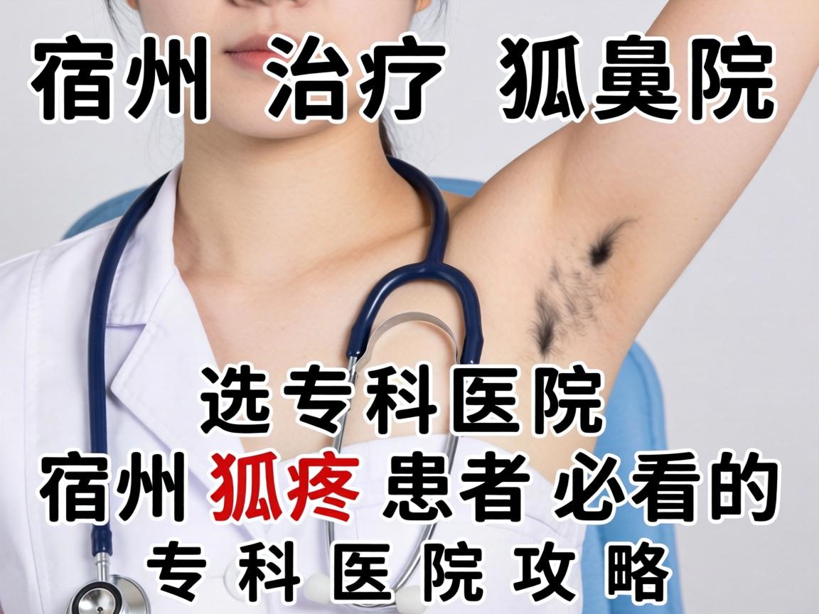 宿州治疗狐臭选专科医院，宿州狐臭患者必看的专科医院攻略