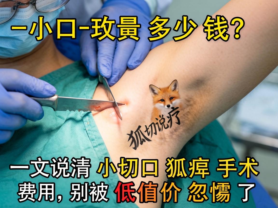 小切口狐臭手术多少钱？一文说清小切口狐臭手术费用，别被低价忽悠了