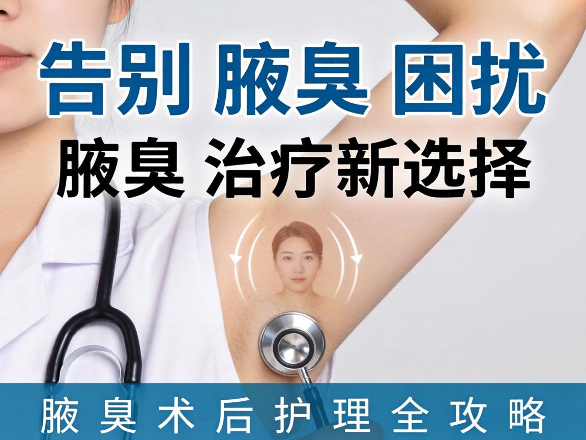 告别腋臭困扰，腋臭治疗新选择，腋臭术后护理全攻略