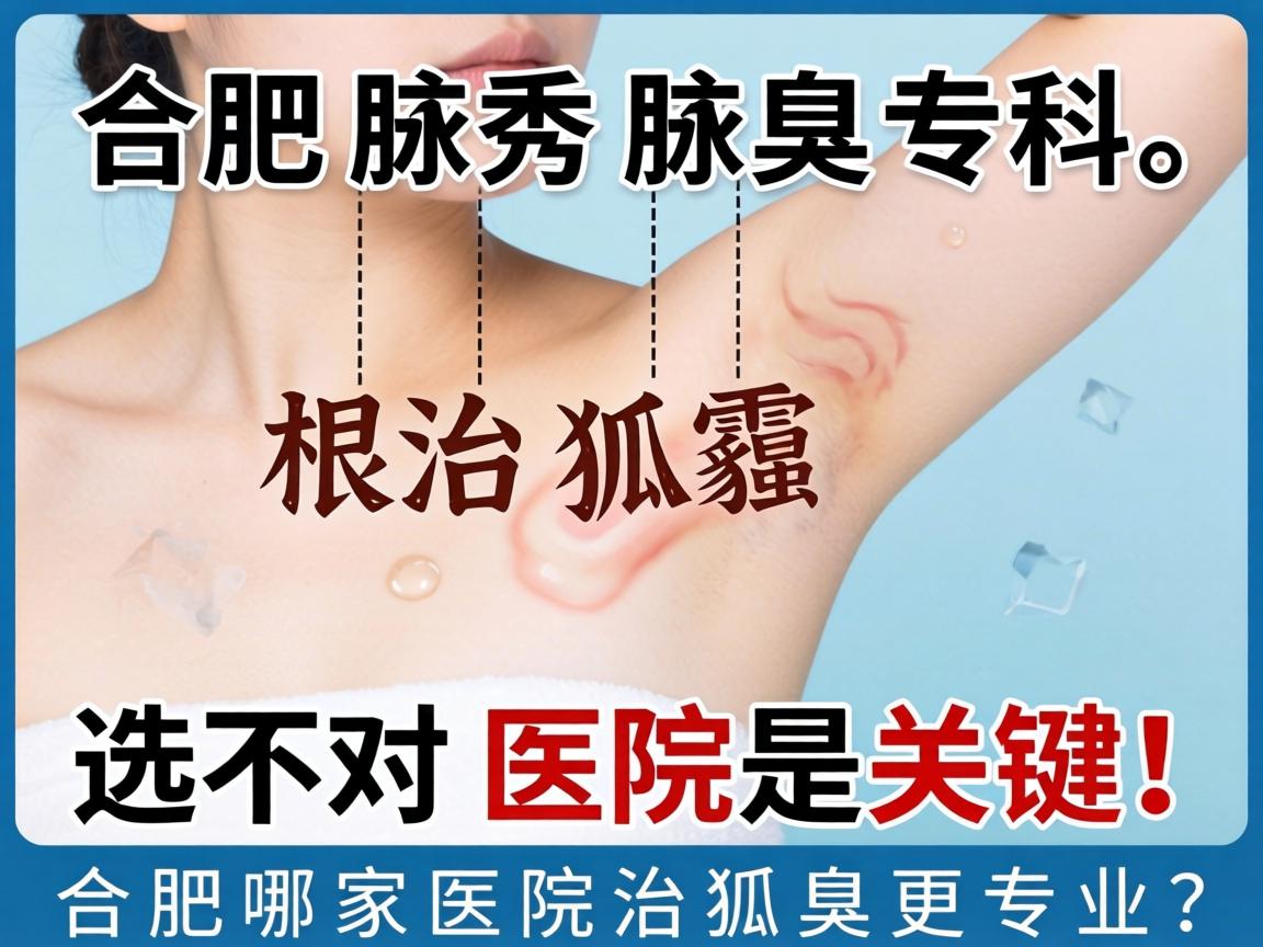 合肥腋秀腋臭专科，根治狐臭，选对医院是关键！合肥哪家医院治狐臭更专业？